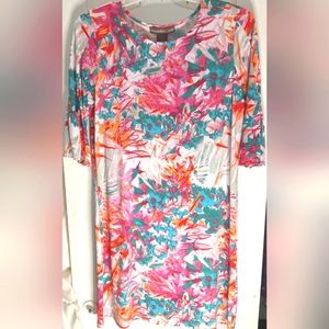 Alexandra + Oak Floral Bell Sleeve Dress